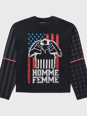 HOMME + FEMME Trapstar Long Sleeve Black